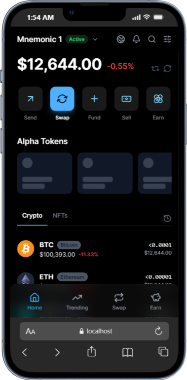Mobile App Screenshot
